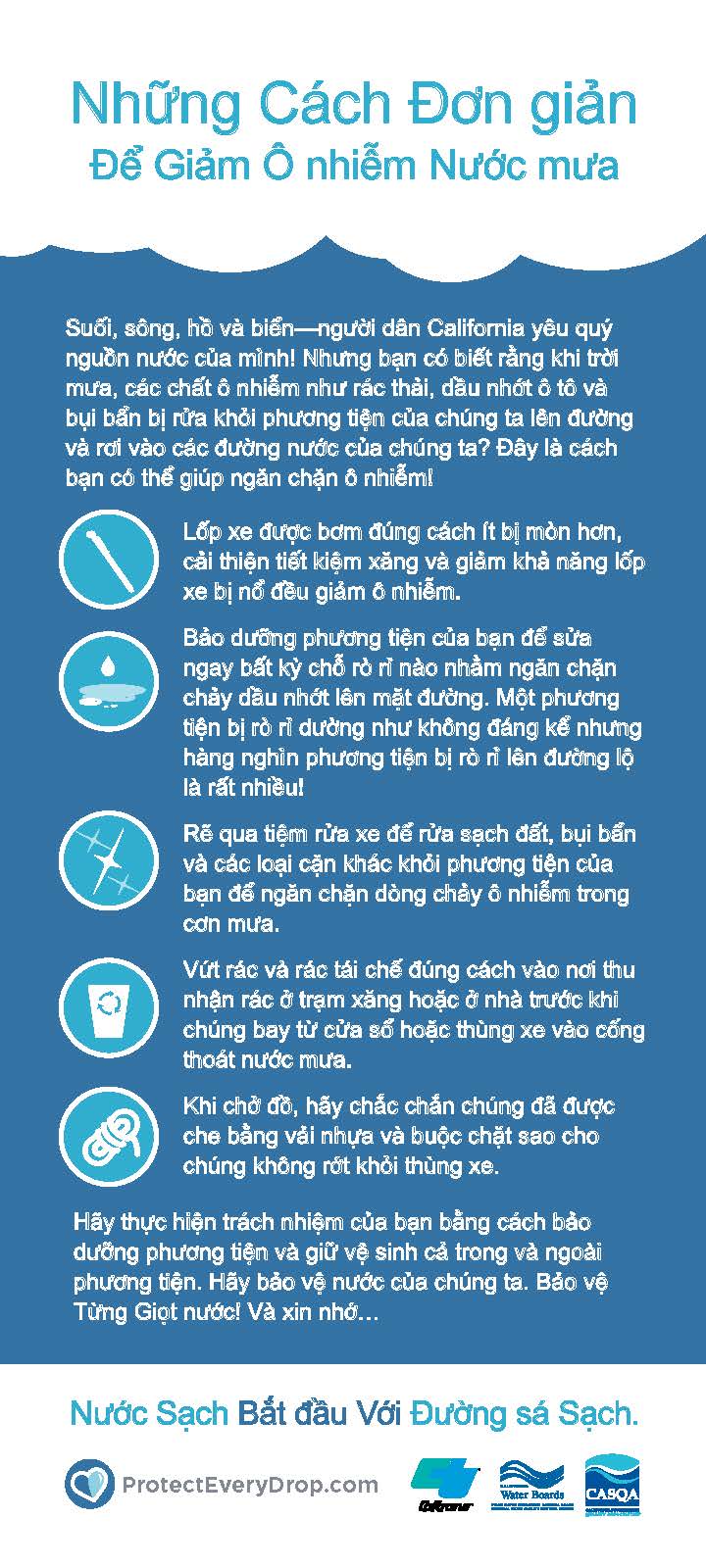 Image of Stormwater tips in Vietnamese